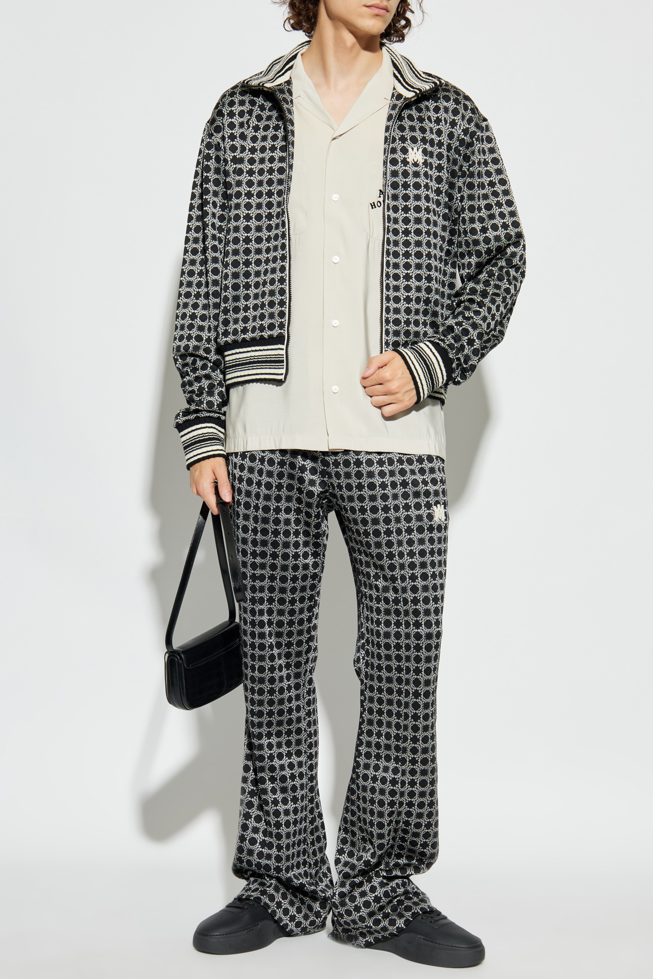Chromhearts セットアップ　amiri Cream Shirt with logo Amiri - Vitkac France